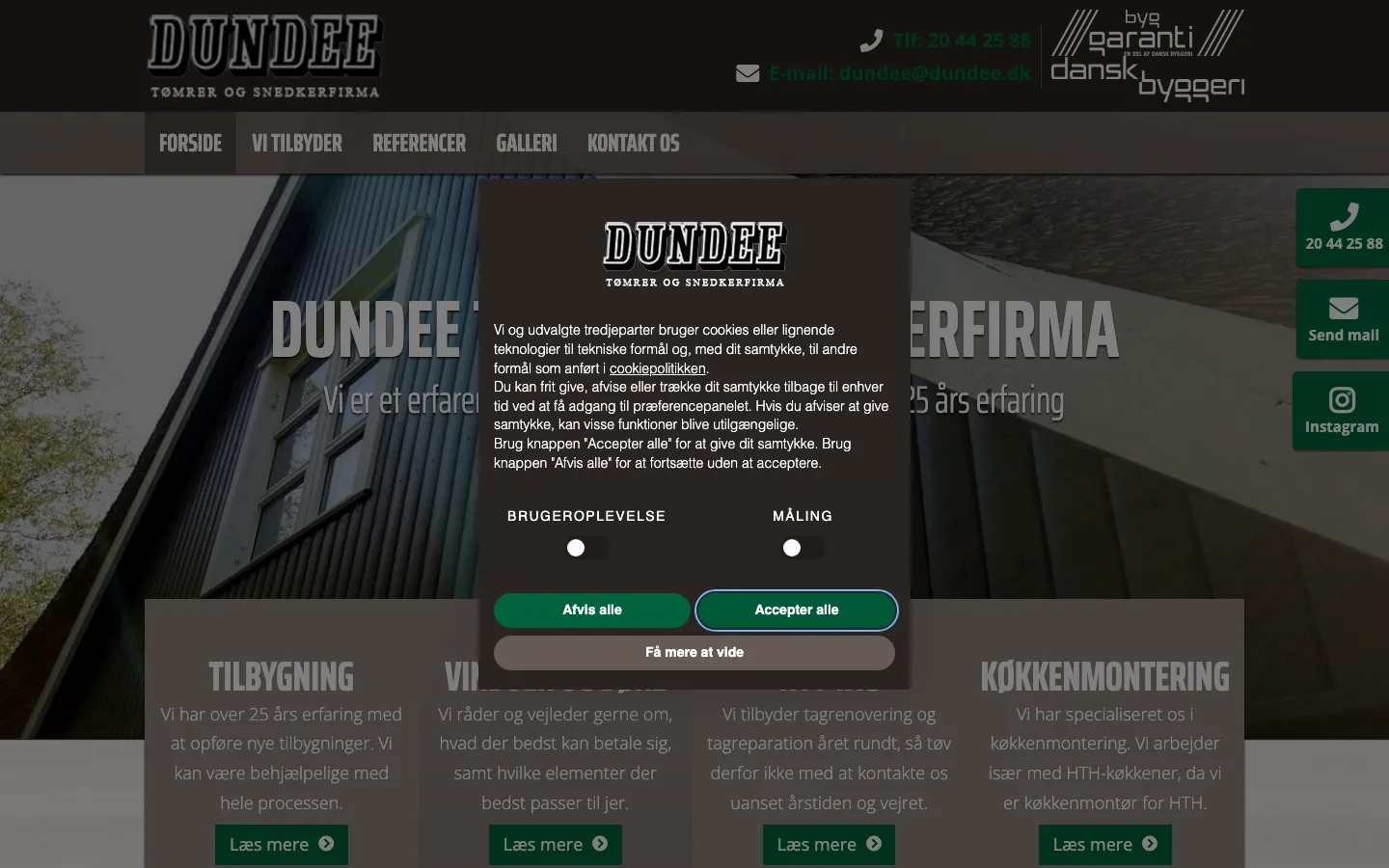 Dundee Tømrer & Snedkerfirma - Tagarbejde 1