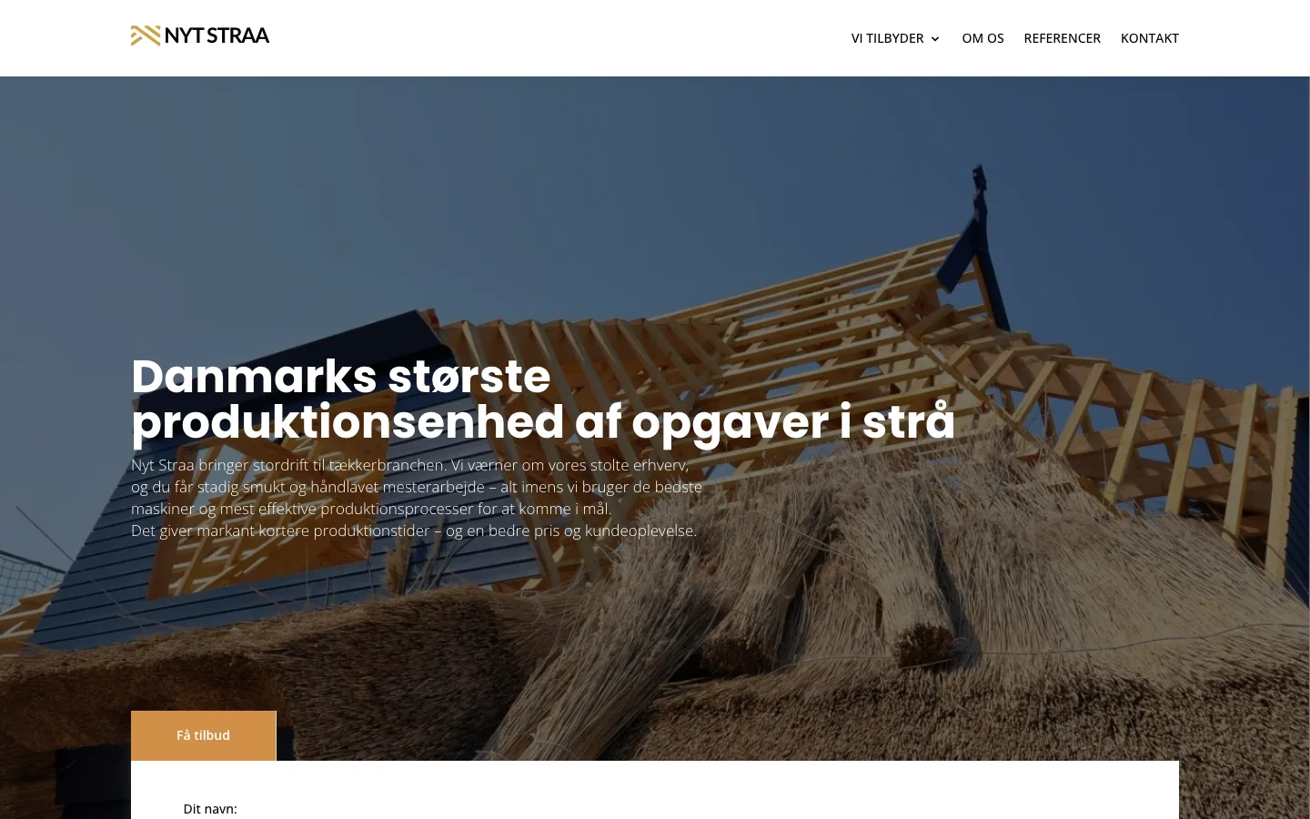 Stråtækker Michael Jakobsen ApS - Tagarbejde