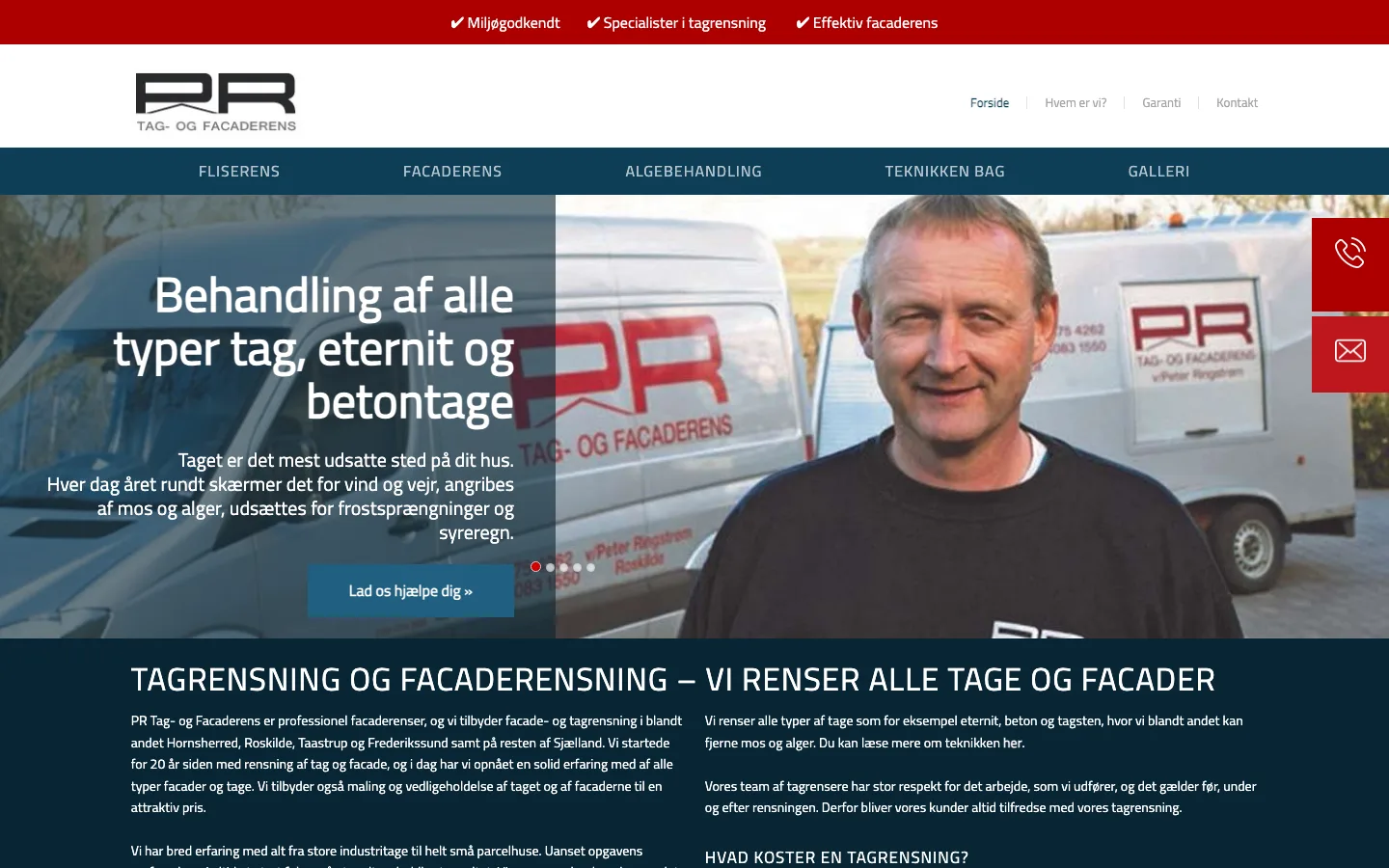 PR TAGRENS V/HANS PETER RINGSTRØM - Tagarbejde