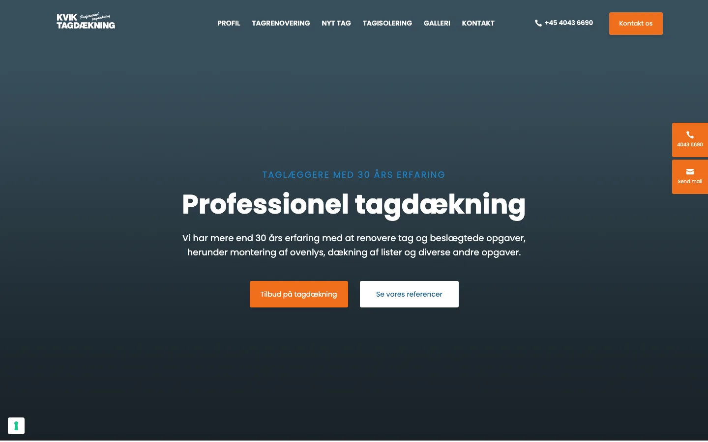Kvik Tagdækning ApS - Tagarbejde