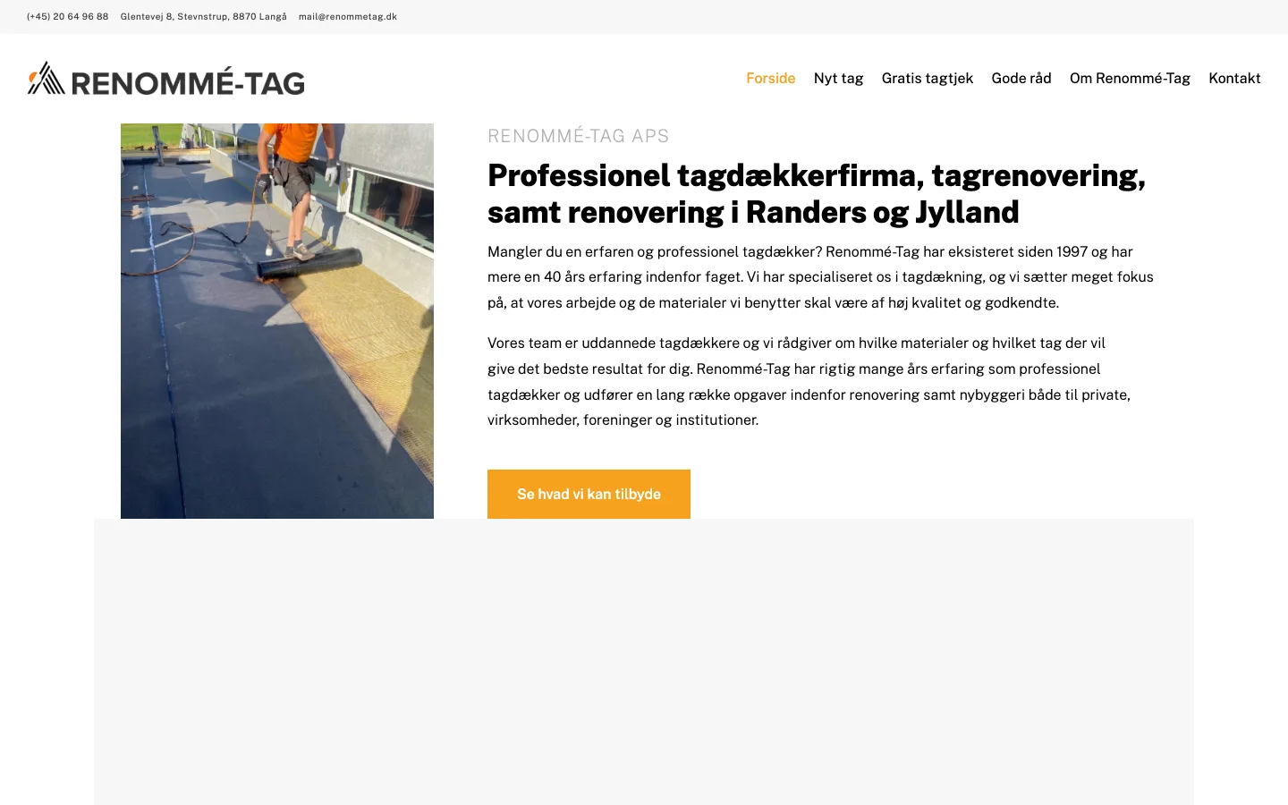 Renommé-Tag ApS - Tagarbejde