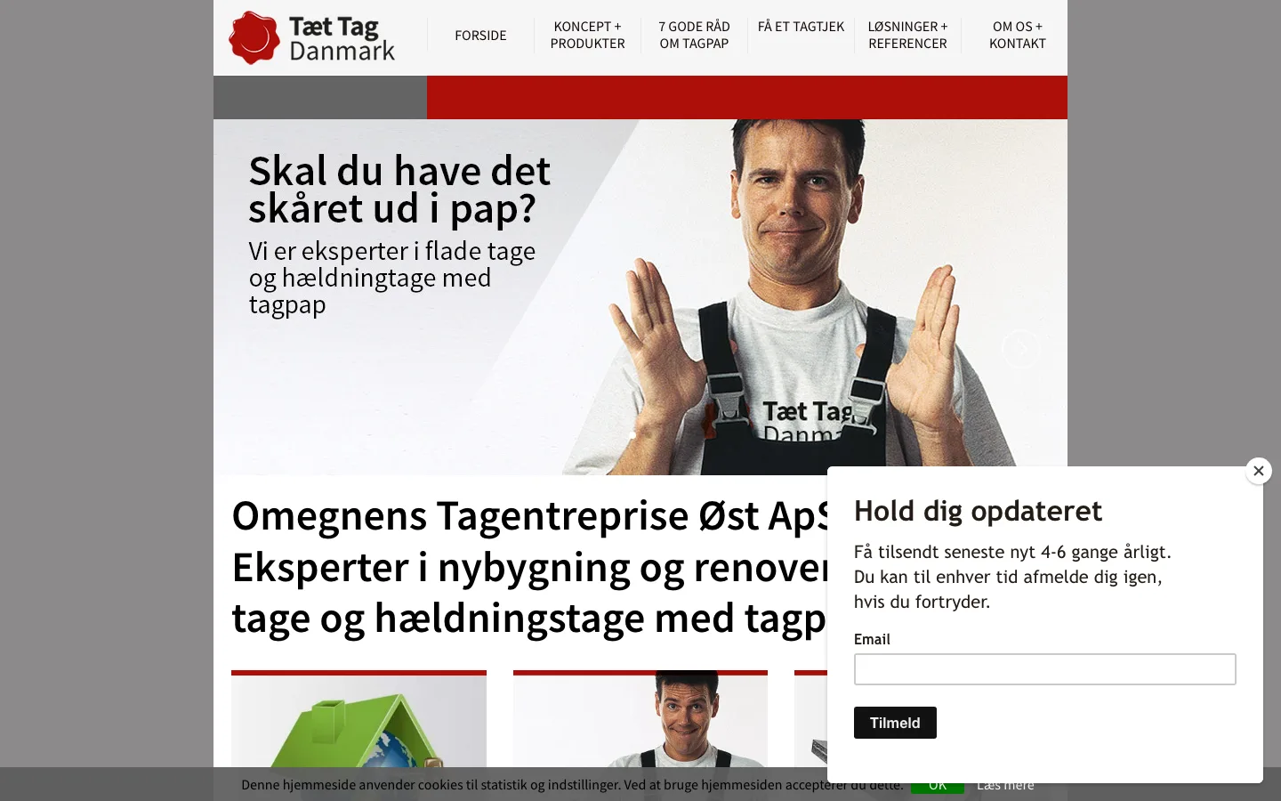 Omegnens tagentreprise øst aps - Tagarbejde